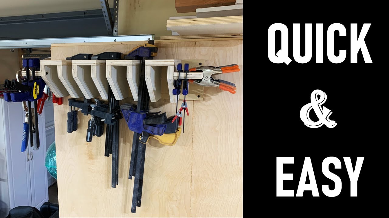 Universal CLAMP Storage // Simple Clamp Rack // DIY