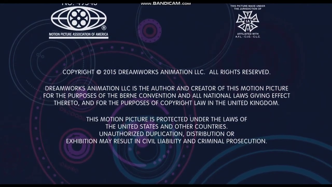 20th Century Fox DreamWorks Animation Skg 2015