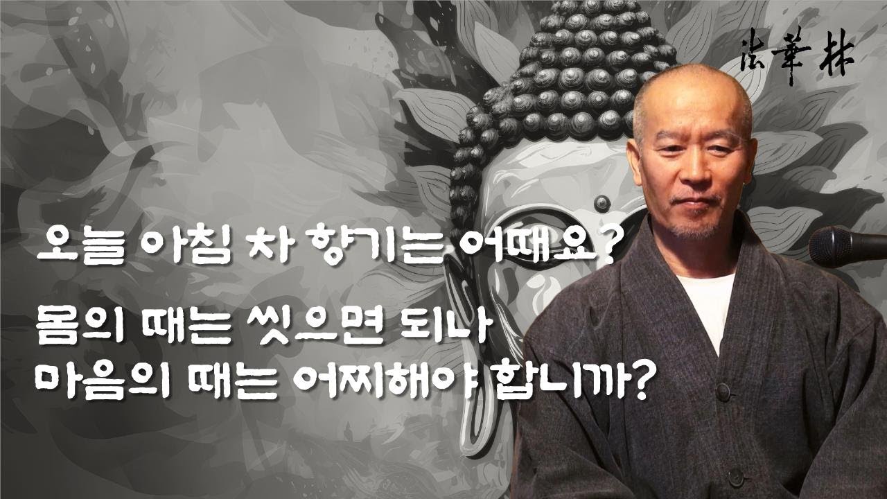 차담_몸의 때는 씻으면 되나, 마음의 때는 어찌해야 합니까?