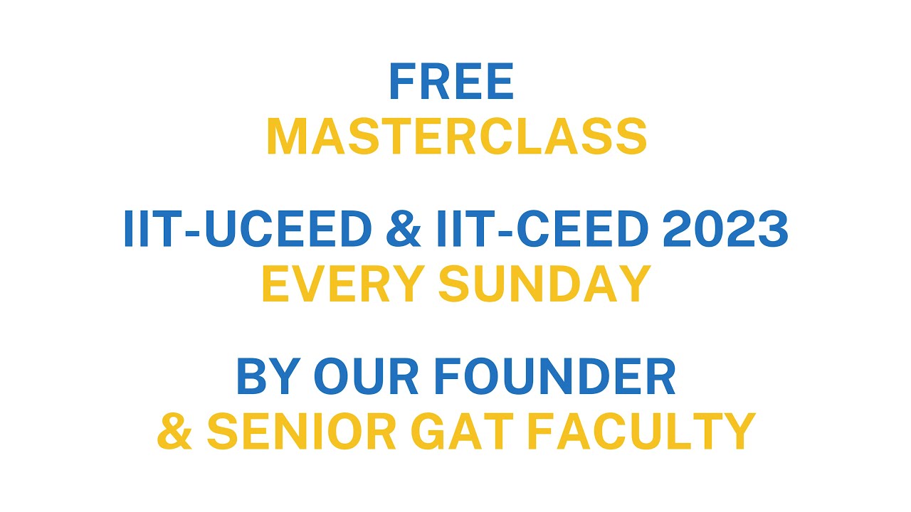 Part-A IIT-UCEED 2022 IIT-CEED 2022 Completely Solved Questions with Step-by-Step Solutions