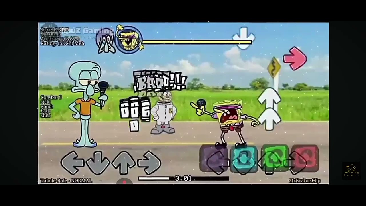 SpongeBob vs Patrick dan Squidward