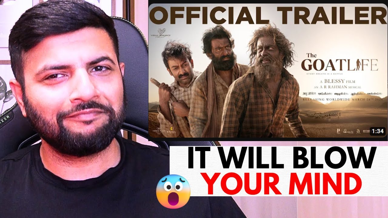 Pakistani Reacts to Aadujeevitham | The GoatLife Official Trailer | A R Rahman|