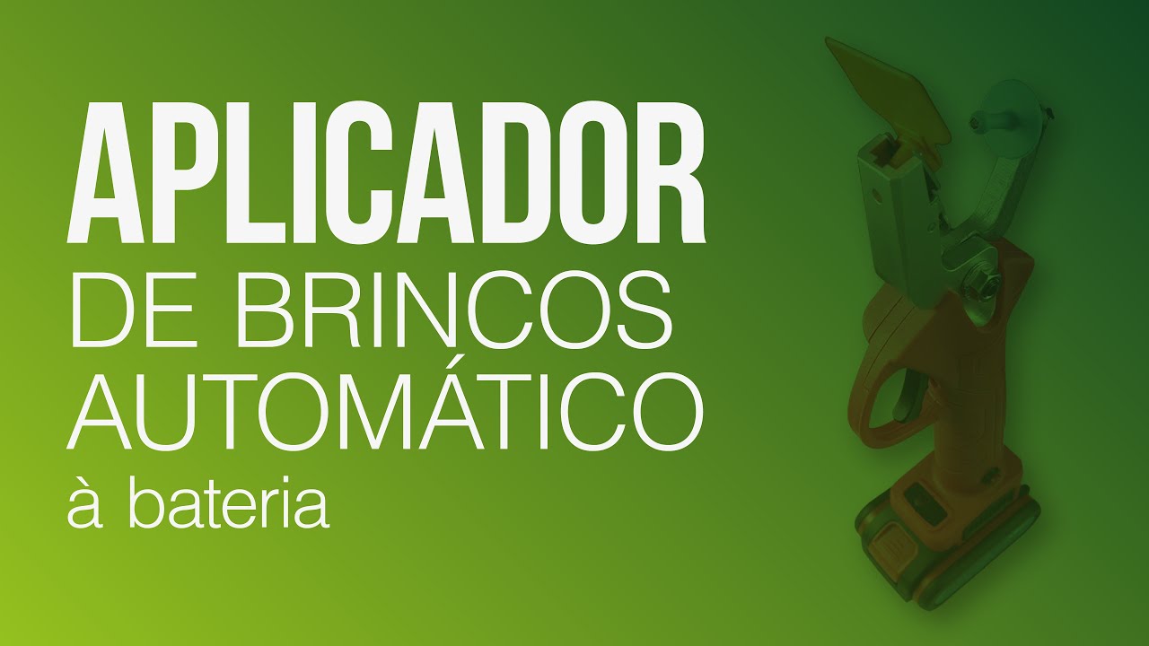 Aplicador de brincos automático 21 Vdc - utilização