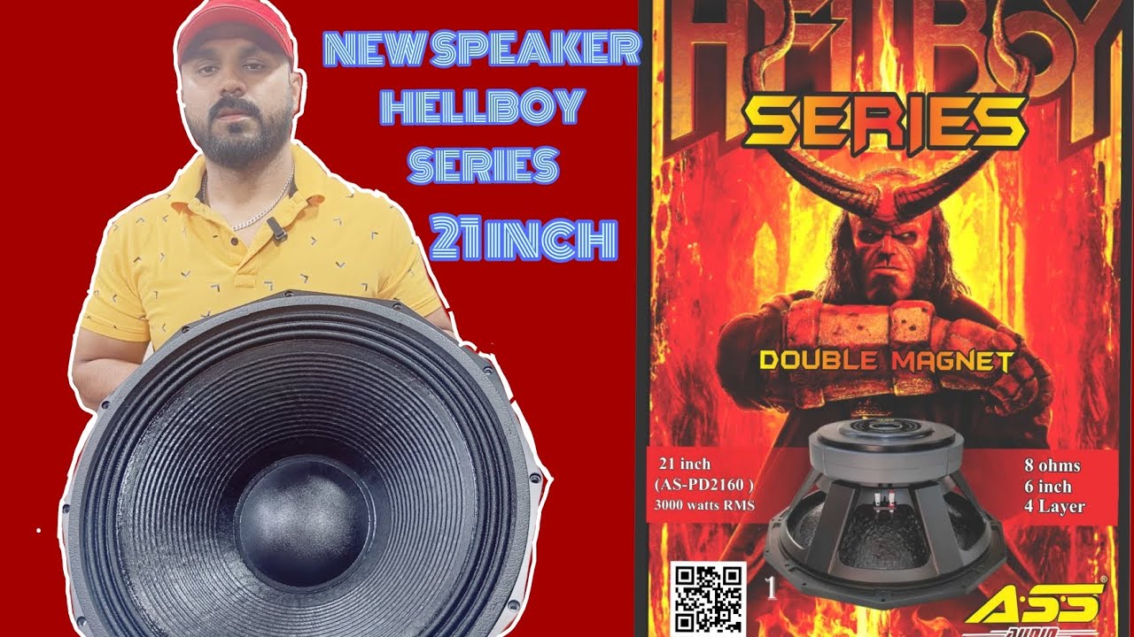 New Speaker!! 21 inch Hellboy series 330 dual magnet voice coil 6 inch 4 layer | model no.21 60#dj