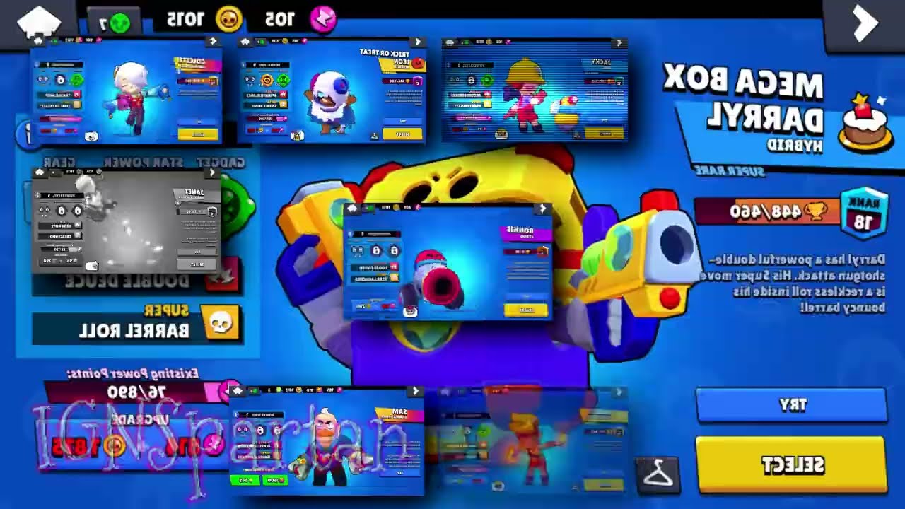 (Brawl Stars) [Birthday Special] Brawlers - Sparta DrLasp Remix