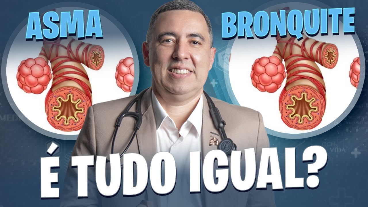 ASMA, DPOC e BRONQUITE ASM&Aacute;TICA s&atilde;o as mesmas coisas? AEROLIN TRATA a asma? M&Eacute;DICO PNEUMO responde