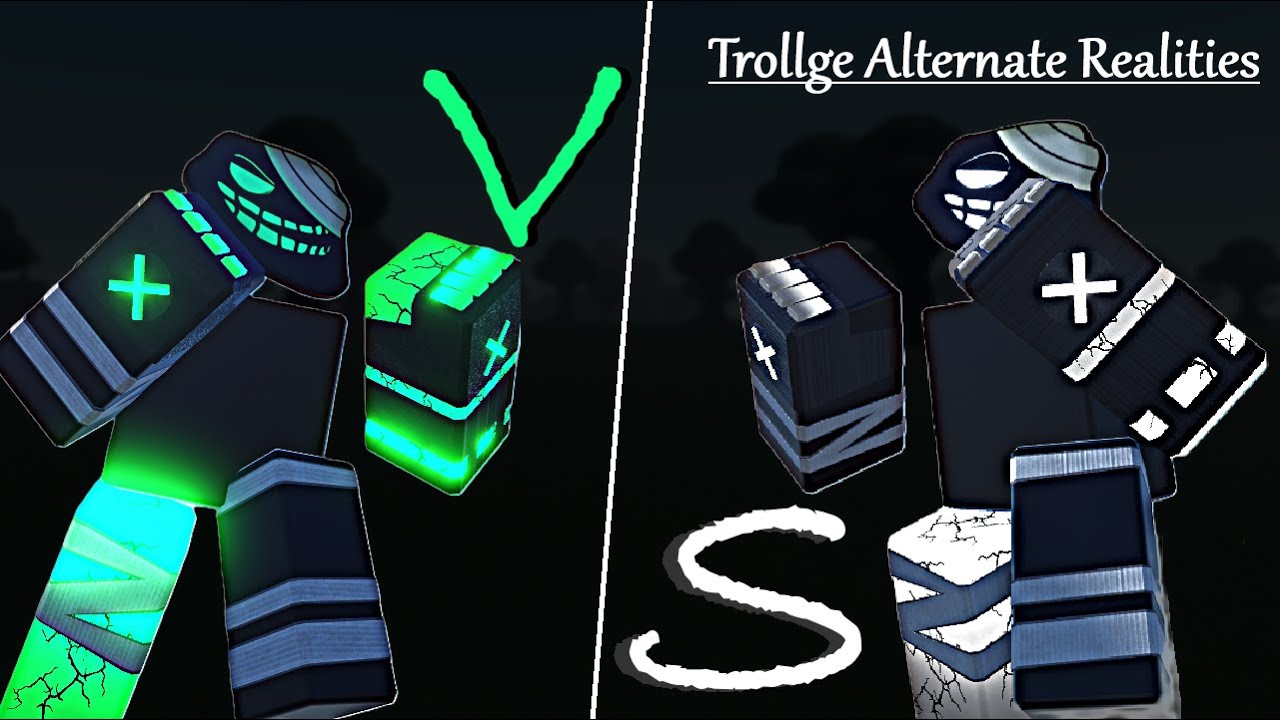Crozz VS Crozz:Spaded | Trollge Alternate Realities (Roblox)
