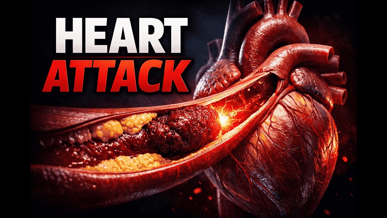 What Happens During a Heart Attack (Detailed 3D Animation)
