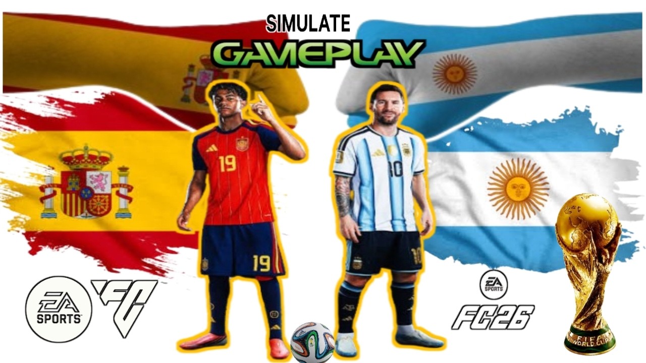 UNBELIEVABLE COMEBACK! 🔥 Argentina vs Spain (AWAY) | World Cup Battle | FC 26 Simulation Gameplay