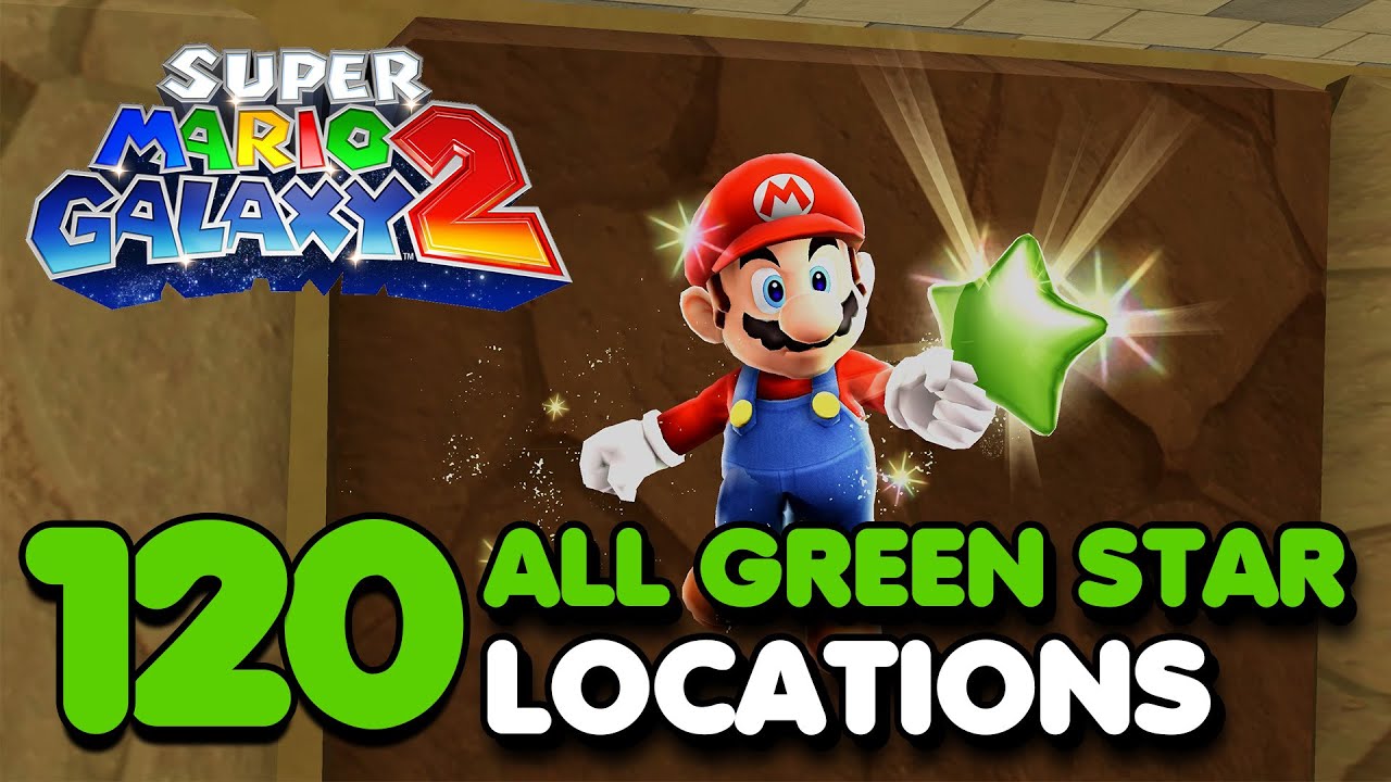 All 120 GREEN STAR Locations In Super Mario Galaxy 2