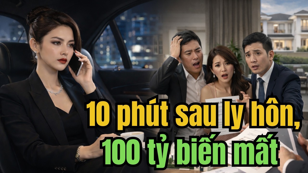 Vừa ly hôn được 10 phút – Tôi gọi bố rút vốn 100 tỷ, kế hoạch mua biệt thự sụp đổ