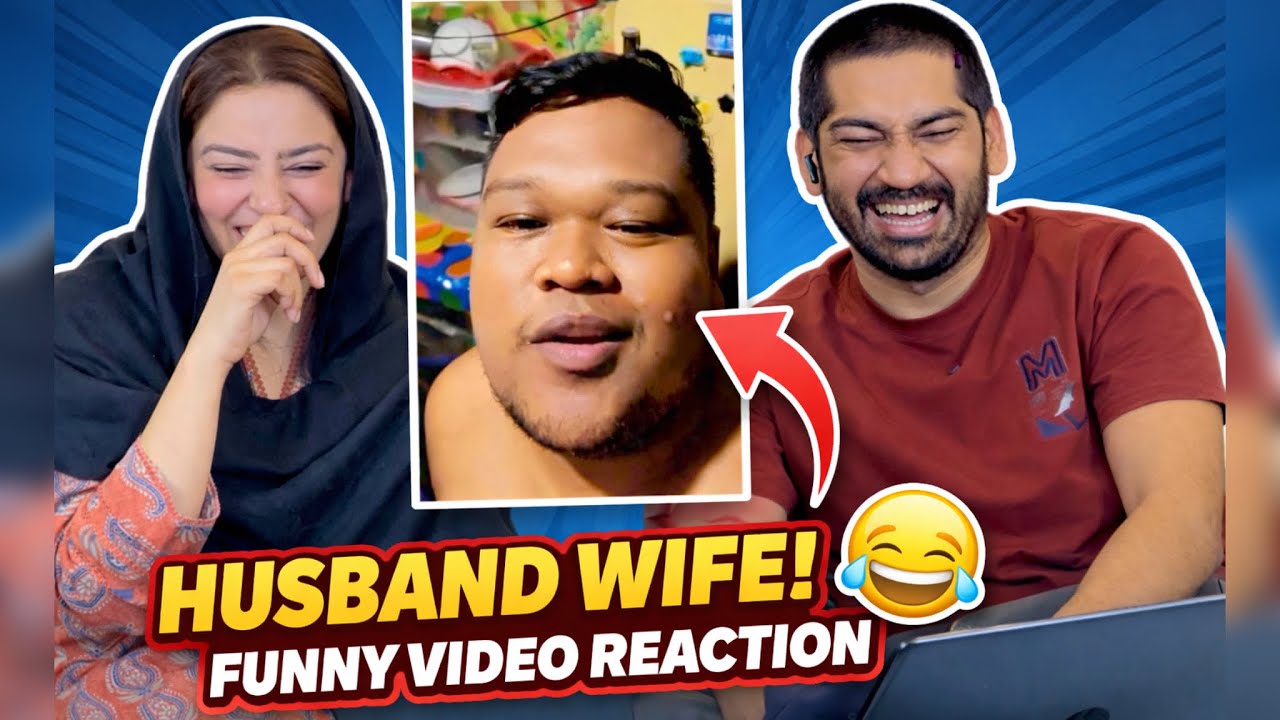 Husband Wife Funny Reaction | Apni Hasi Rook Ke Dekhao | Adil Raajput | Farah Adil
