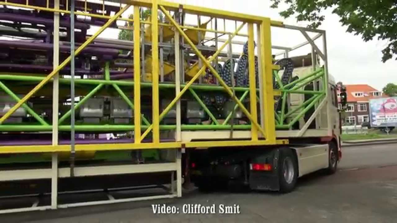 Kermis Haarlem Transport en afbouw zaanenlaan 2014