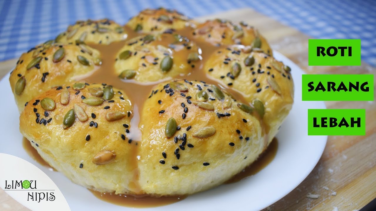 Resepi Rahsia Roti Lembut dan Gebu Tanpa Bread Softener - Roti Sarang Lebah dan Sos Karamel