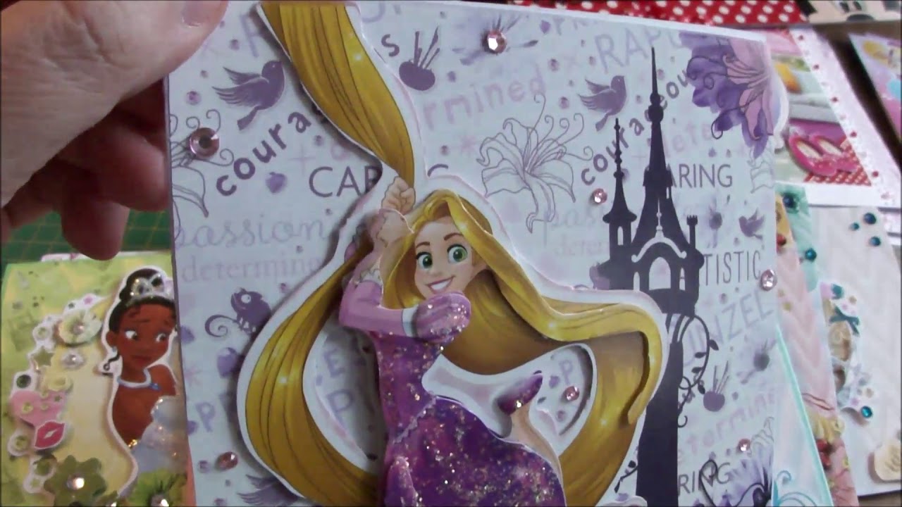 18 Créations de 3 séries de cartes Disney 3D