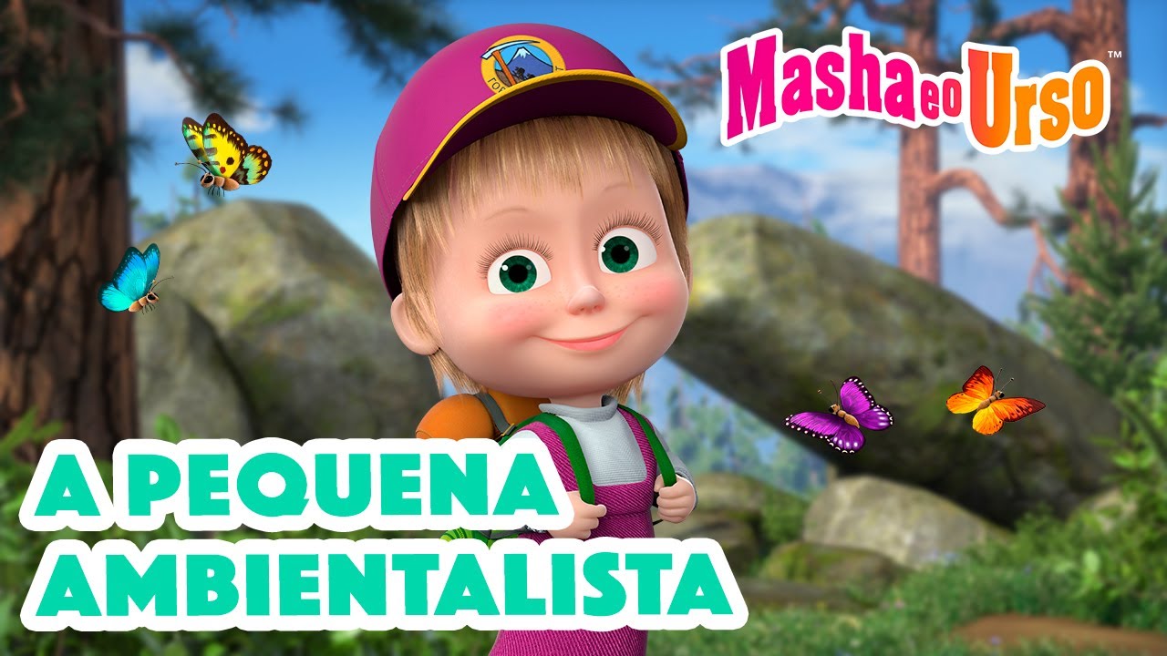Masha e o Urso 👱‍♀️🐻 🌍 A pequena Ambientalista 🌿 Coleção de desenhos animados