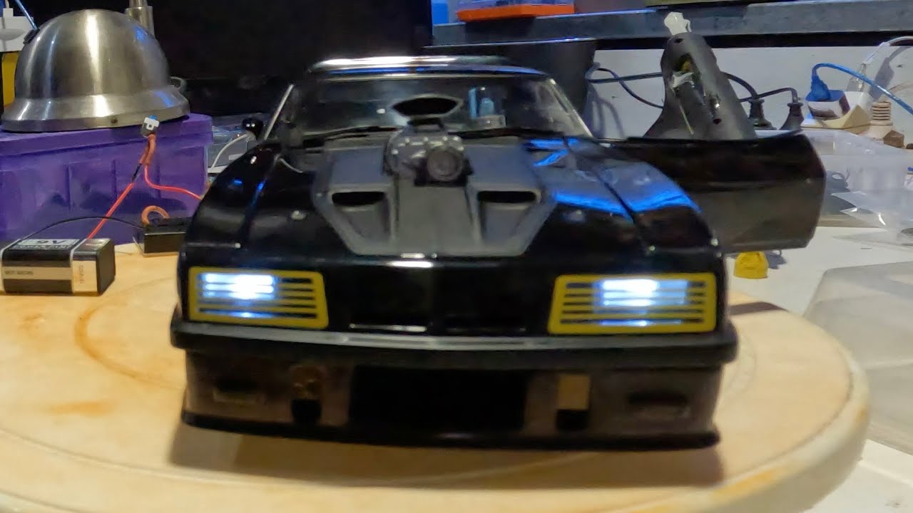 DIY MAD MAX XB Interceptor Coupe 1:18 Micro Litz SMD LED Install