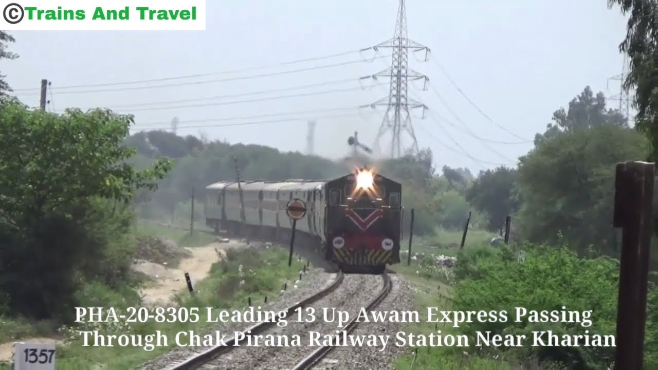 120 KM/H Speed | 13 Up Awam Express | Fastest Trains | Pakistan Railway