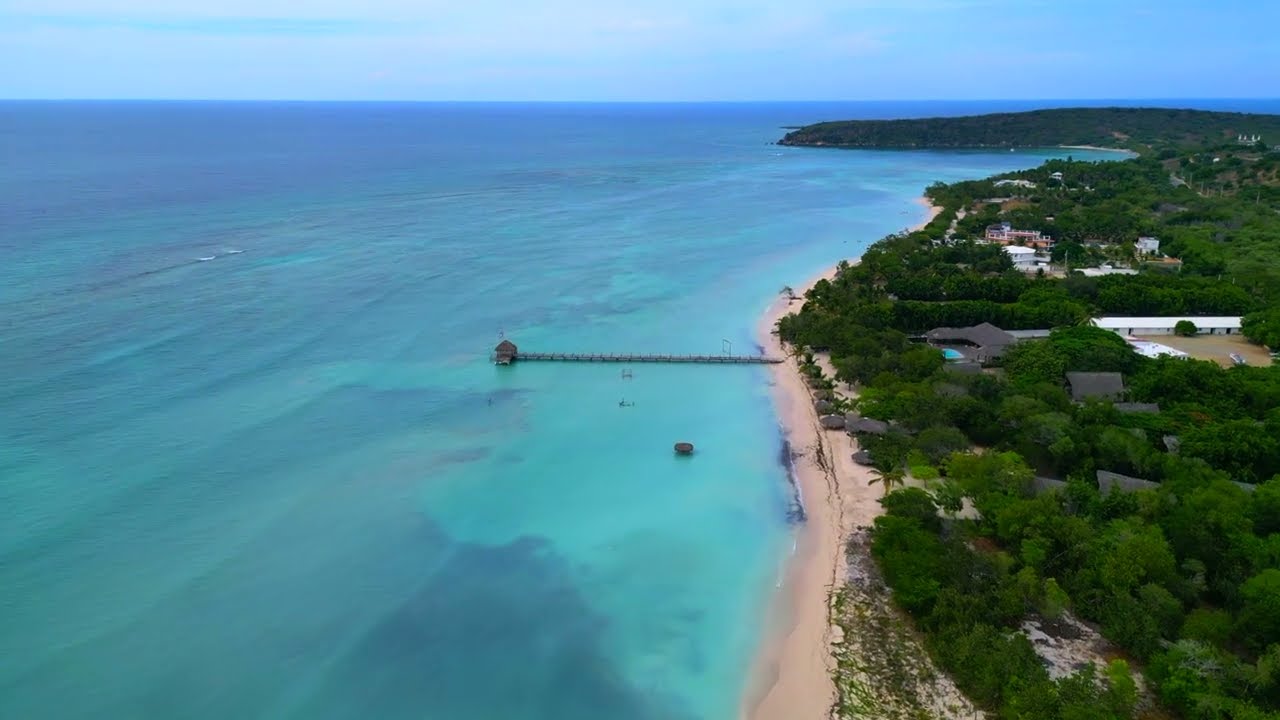 Punta Rucia, República Dominicana, vista aerea espectacular, chill