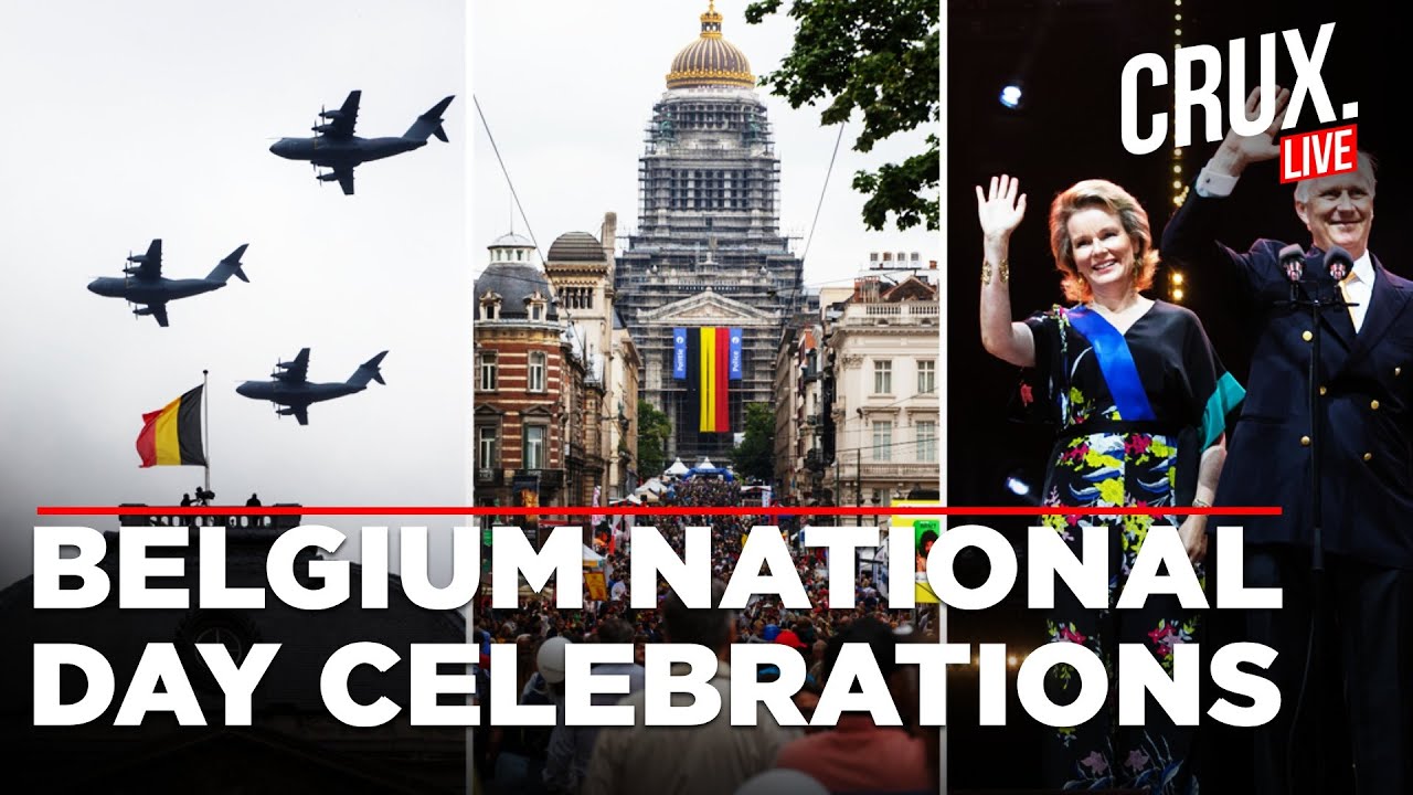 LIVE | Belgium National Day 2025 |Festivities At Parc Royal In Brussels | Parade At Place des Palais