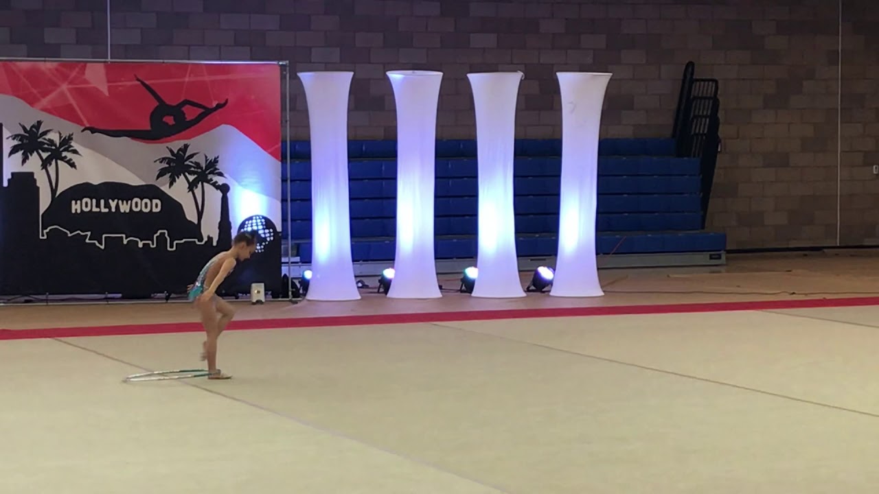 Hoop routine level 5 L.A. Cup 2019 rhythmic gymnastics
