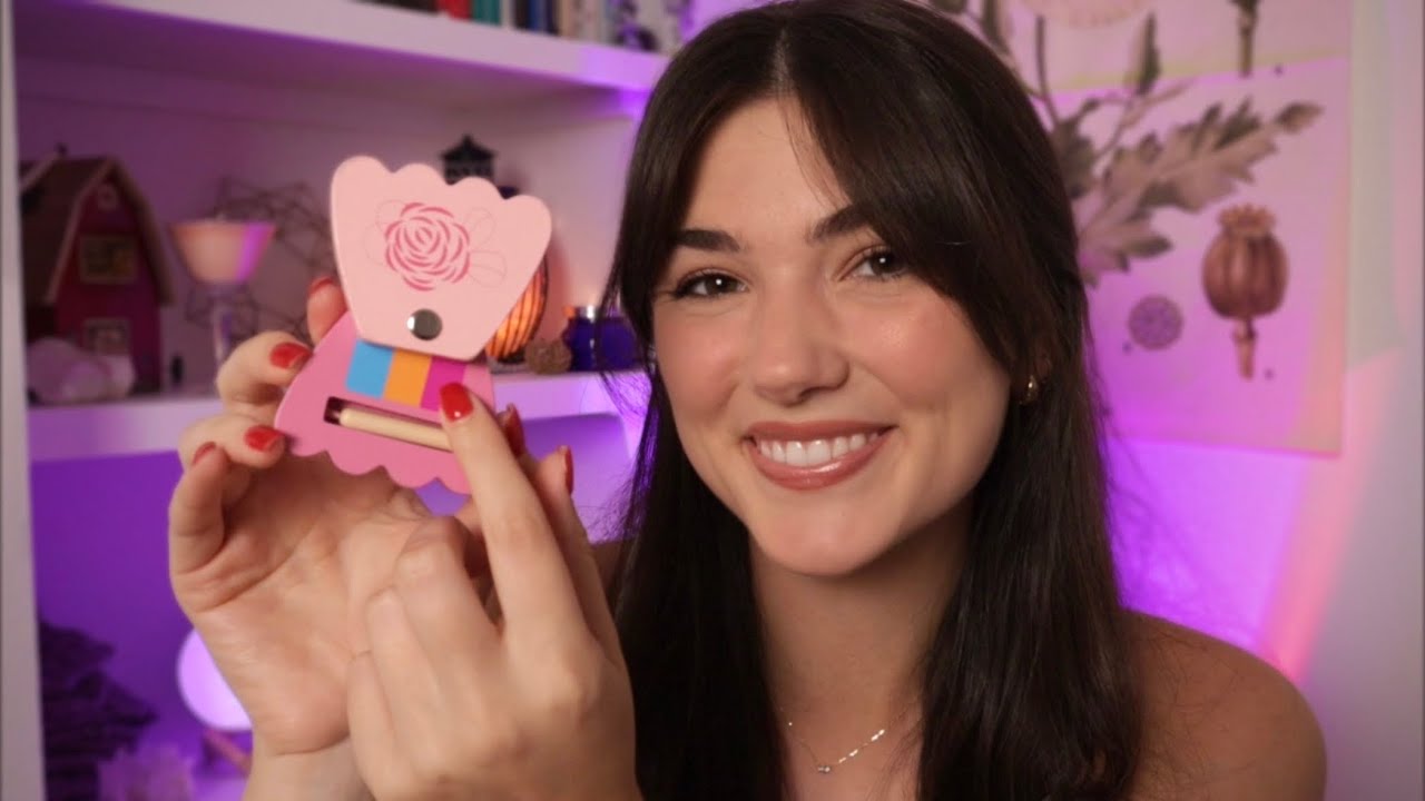 ASMR ┃ Wooden Makeup on YOU for Sleep (personal attention with layered sounds) 💓