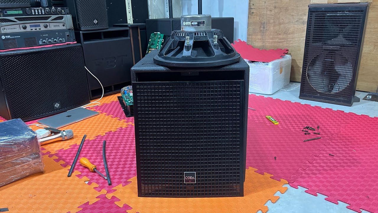 CODA PW12. Chiếc sub 3 tấc siêu trầm của Đức sản xuất. 