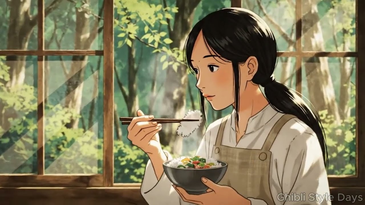 The Art of the Rice Roll  Ghibli Style Slow Living|Ghibli Style Days