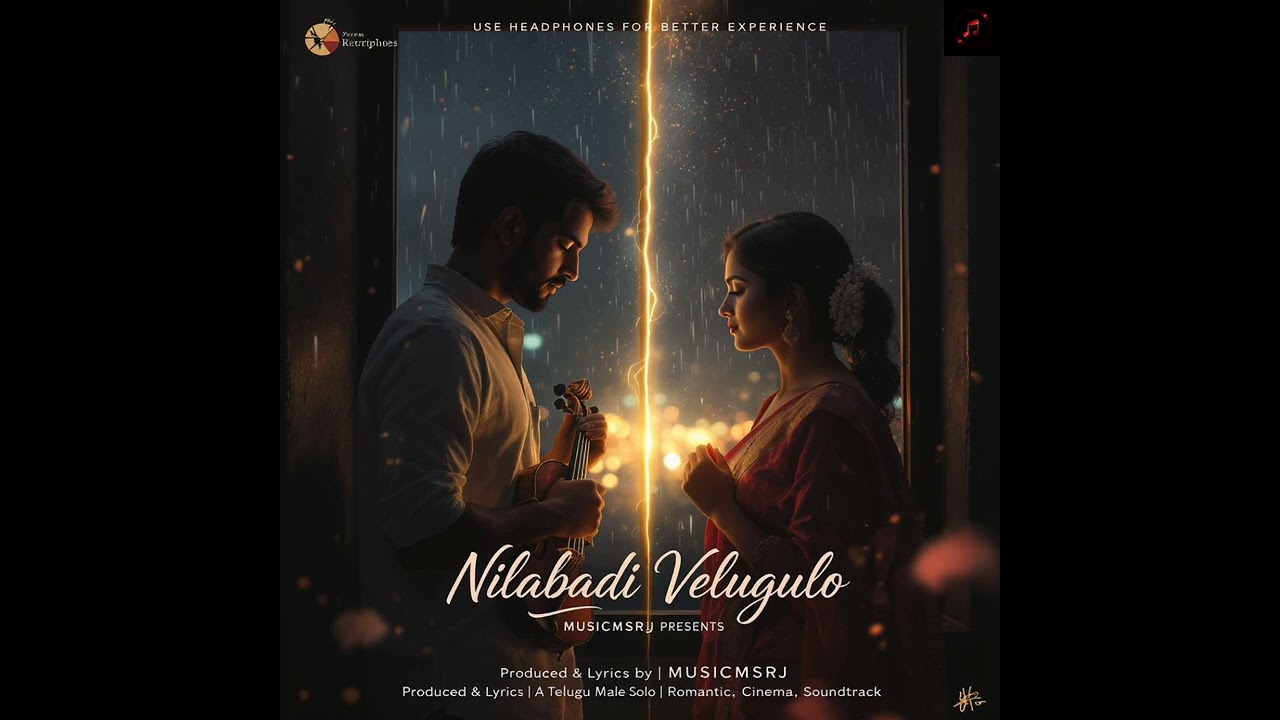 Nilabadi Velugulo | Smooth Romantic Telugu Solo | Soothing Violin & Flute Melody | MUSICMSRJ 