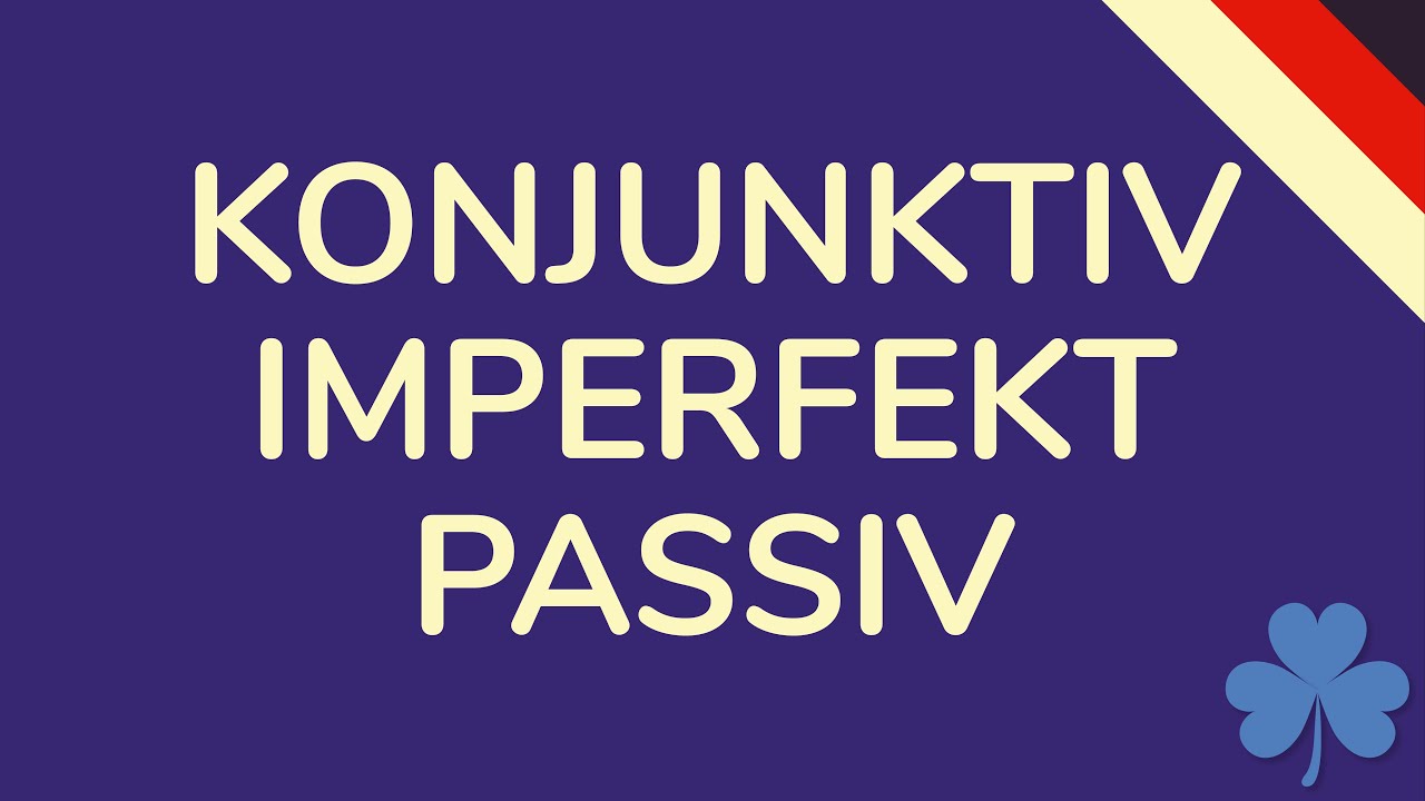 KONJUNKTIV IMPERFEKT PASSIV LATEIN (animiert) 🇩🇪