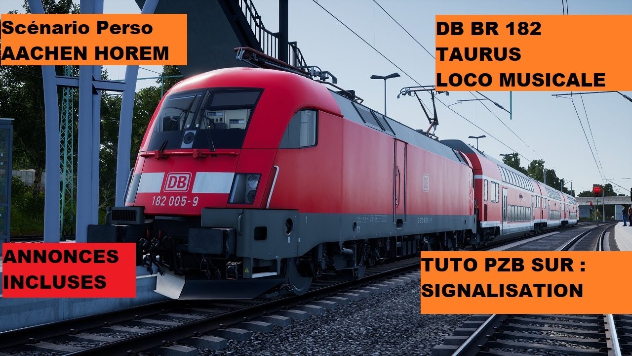 Train Sim World 2 BR 182 tuto PZB+ signalisation et scénario perso PS4 [FR]
