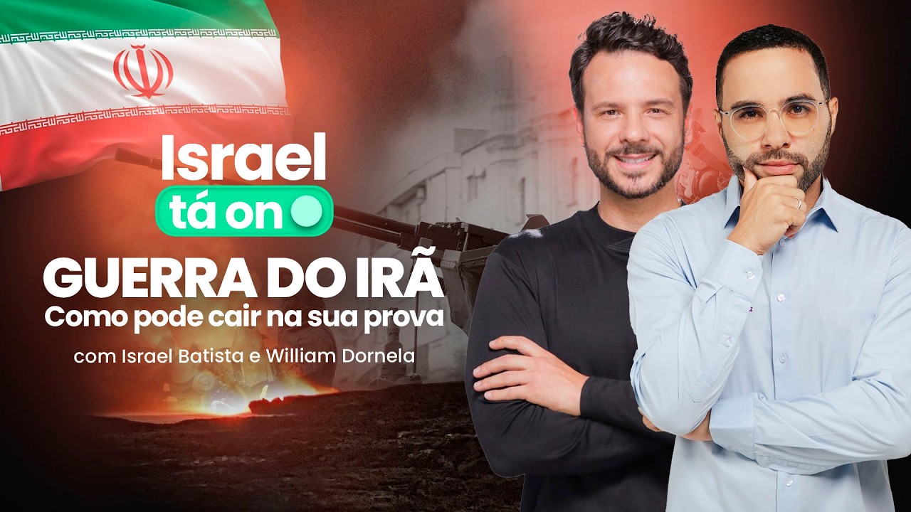 Guerra do irã | Como pode cair na sua prova | Prof William e Israel