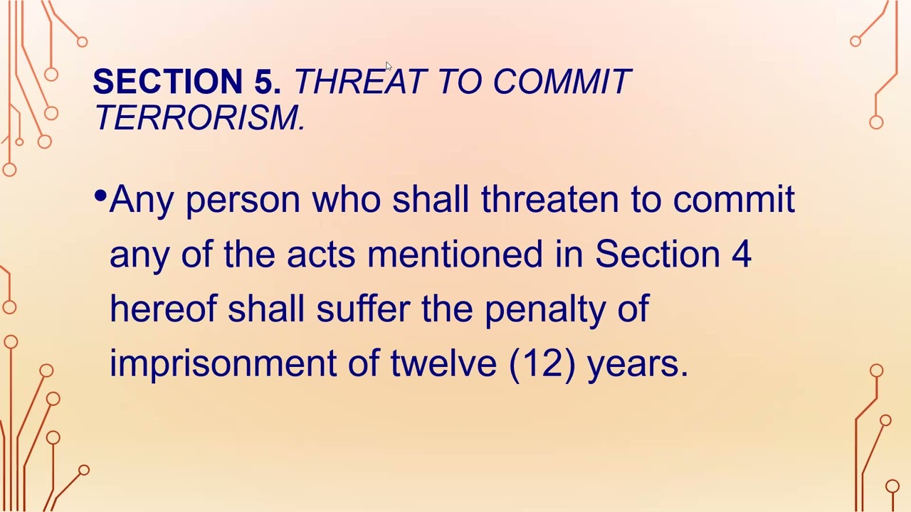 Anti Terrorism Law of 2020