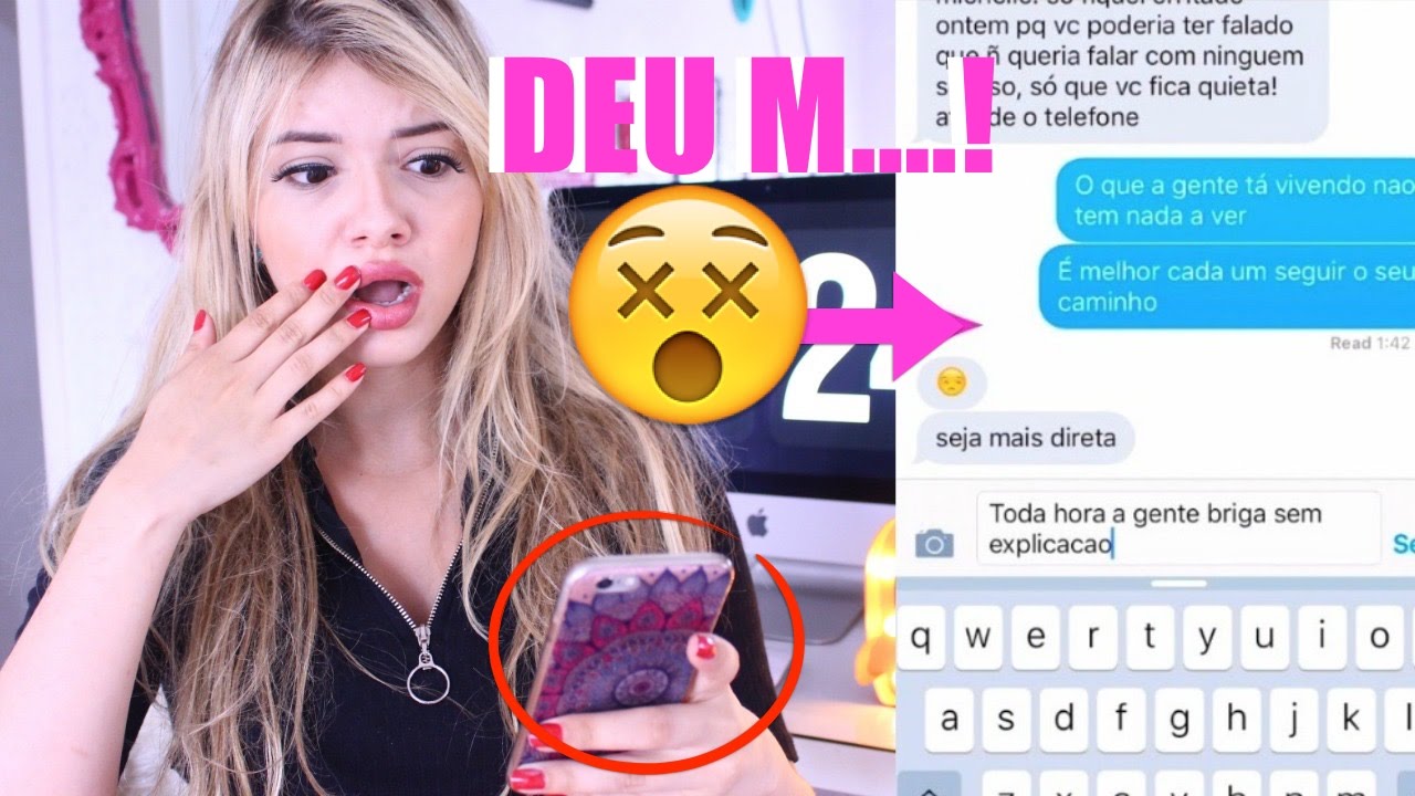 TROLLEI meu NAMORADO:ME APAIXONEI POR SEU AMIGO!!!! Michelle Almendra
