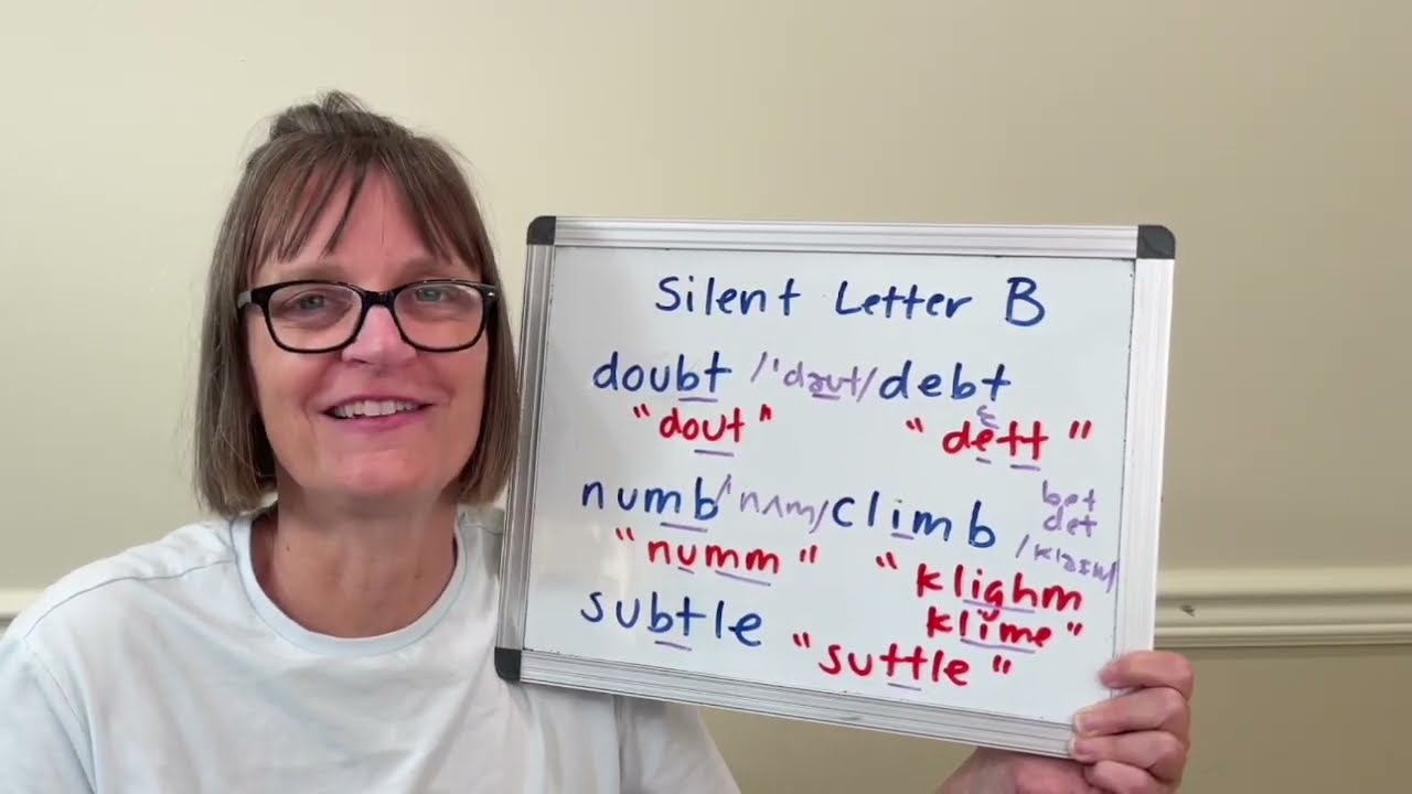 How to Pronounce Doubt, Debt, Numb, Climb, Subtle (Words with Silent Letter B)