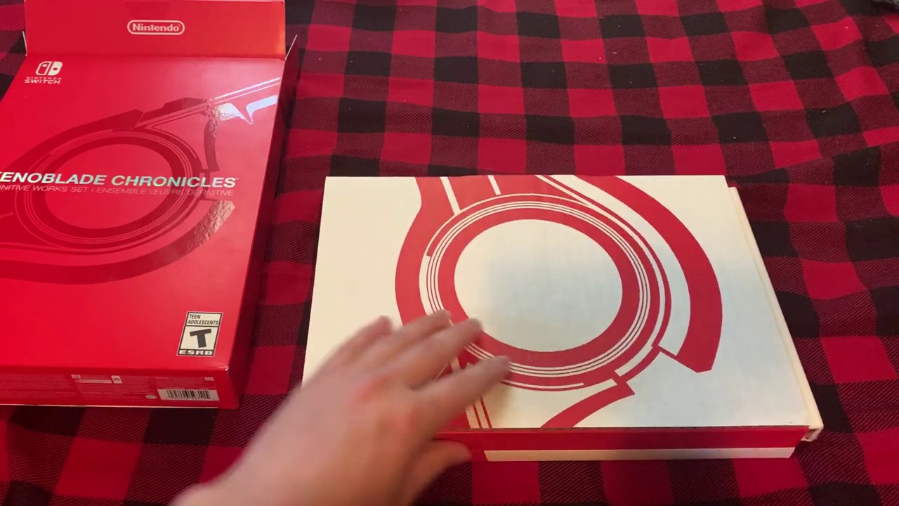 ASMR Silent Unboxing Xenoblade Chronicles Definitive Edition