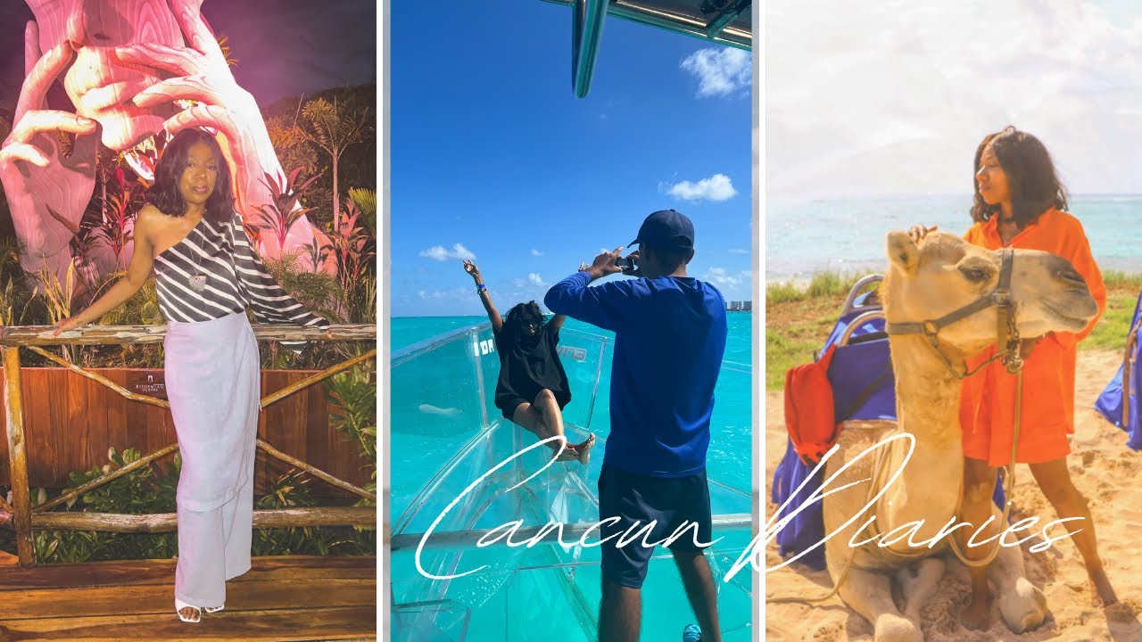 Cancun Vlog: Renaissance Hotel, Clear Boat Photoshoot, ATV, Beach Camel Ride, Chambao, Funky Geisha