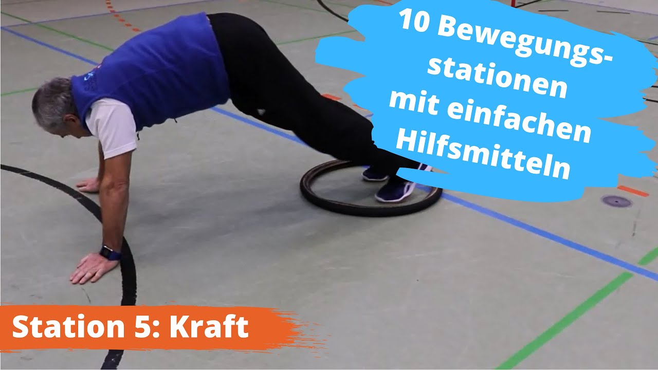 Bewegungsideen f&uuml;r Kindergarten, Grundschule, Zuhause | Station 5: Kraft | SpoSpiTo