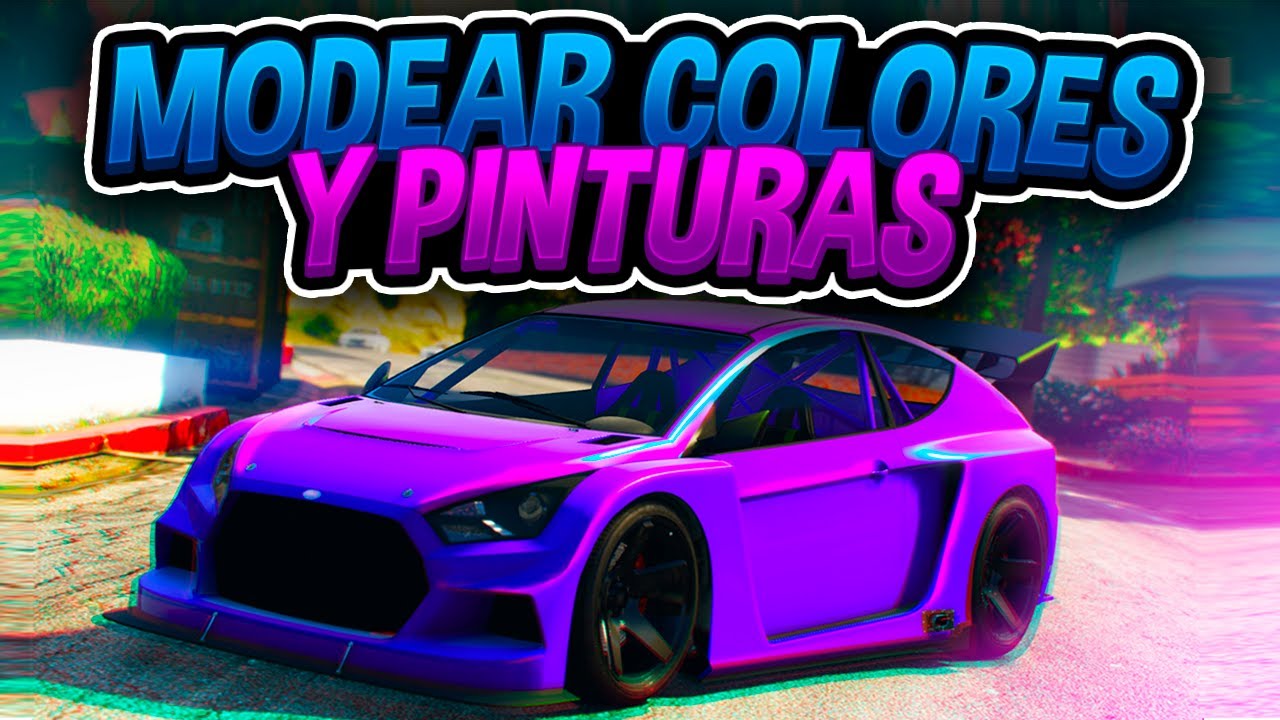 COMO MODEAR COLORES Y PINTURAS/ MODEAR COLORES EXCLUSIVOS EN GTA 5 ONLINE