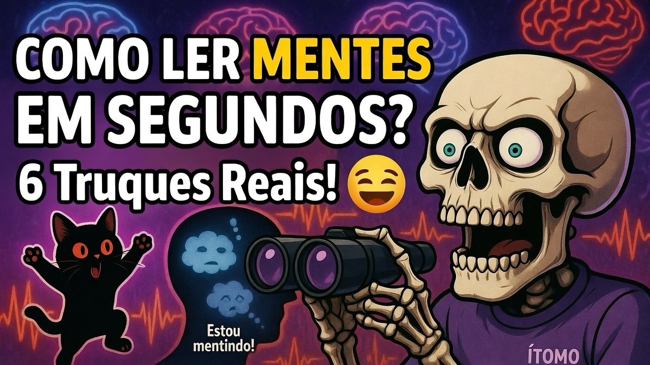 6 Truques Psicológicos pra LER MENTES que REALMENTE Funcionam (Ciência Invisível!)