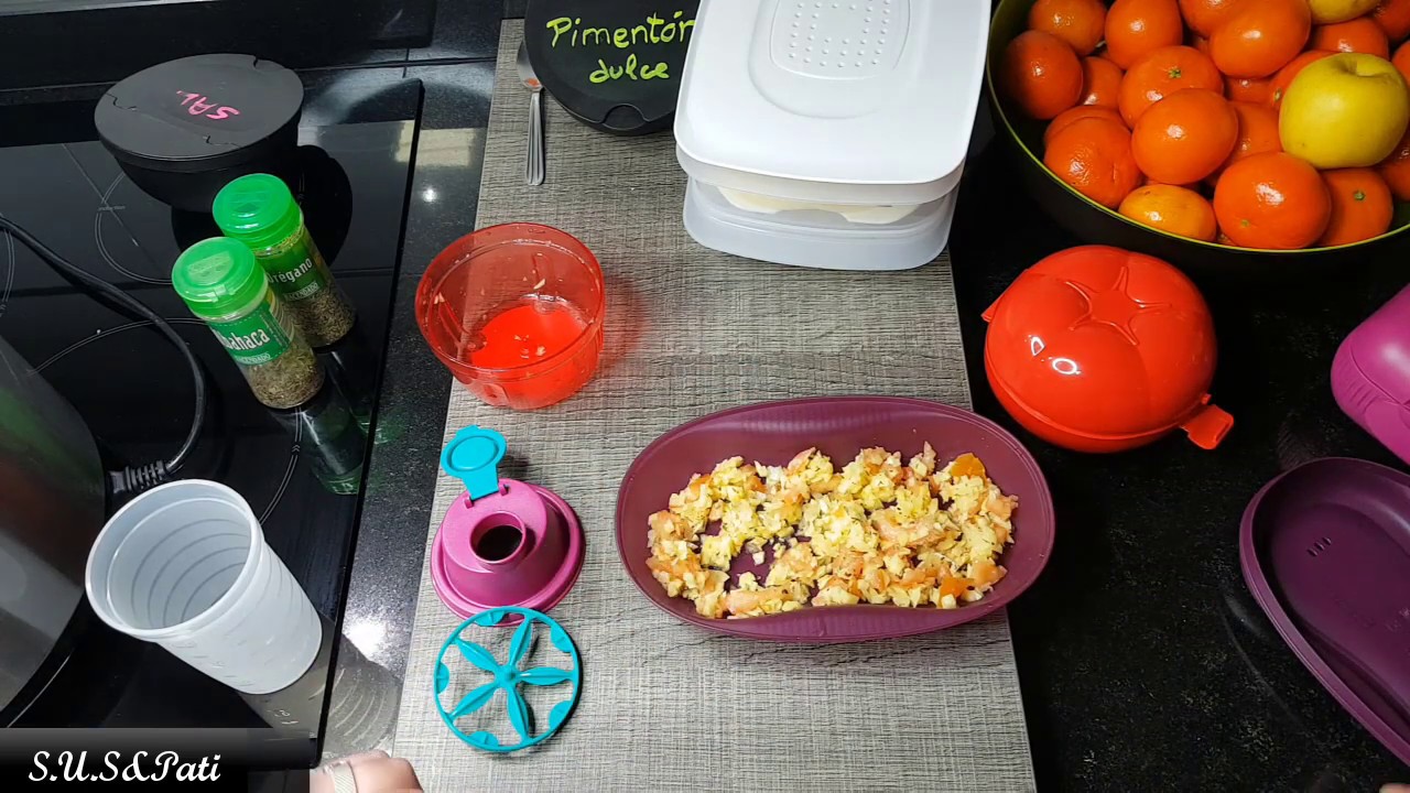 Tortilla de aprovechamiento con Tortilla Maker de Tupperware