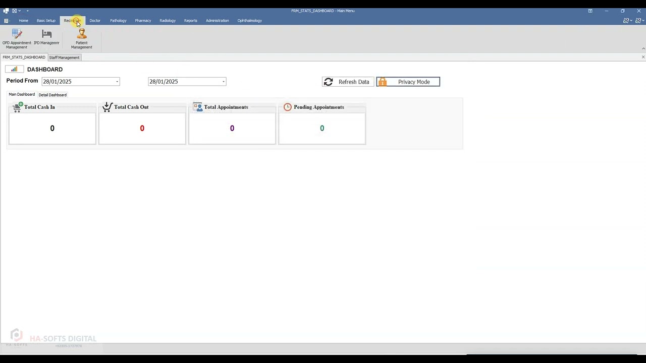Hospital Software | Training | Add Staff and Fee
