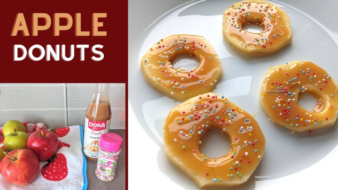 Caramel Sprinkled Apples - Healthy Fall Snack for Kids