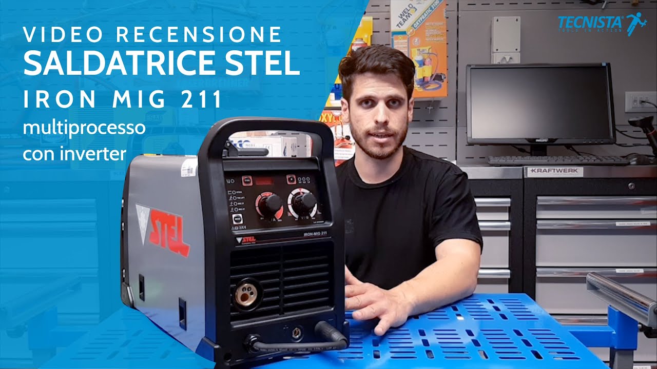 Recensione e dimostrazione saldatrice multifunzione MIG/TIG/MMA Stel Iron Mig 211