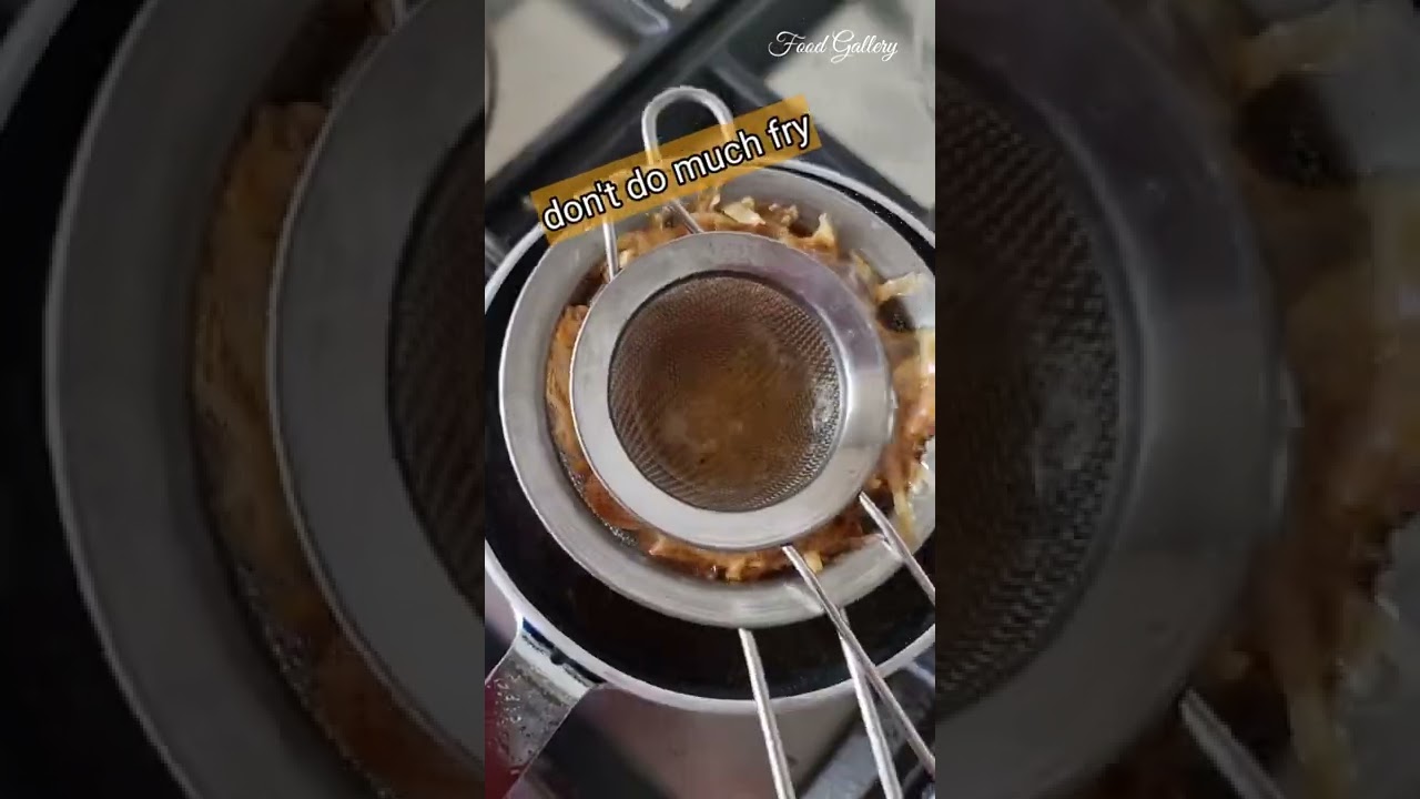 #shorts beautiful potato nest making idea by using tea strainer
