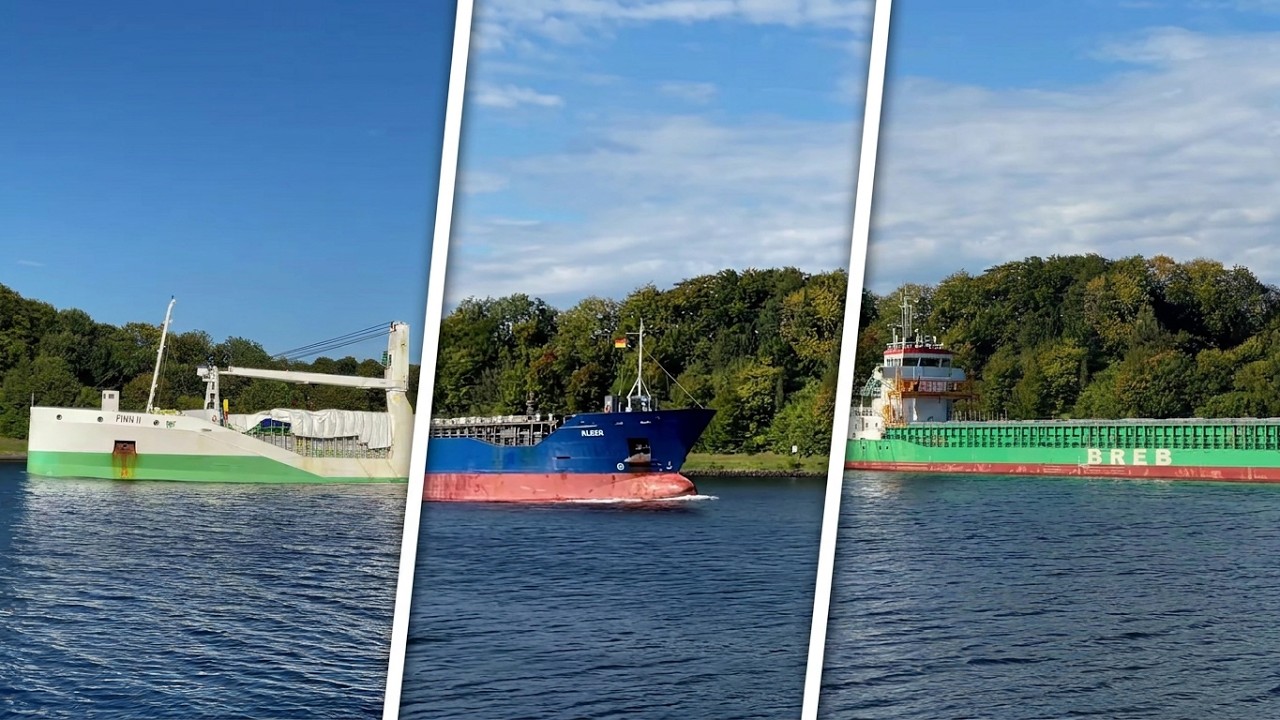 Ships in Kiel Canal  , Kiel Wik