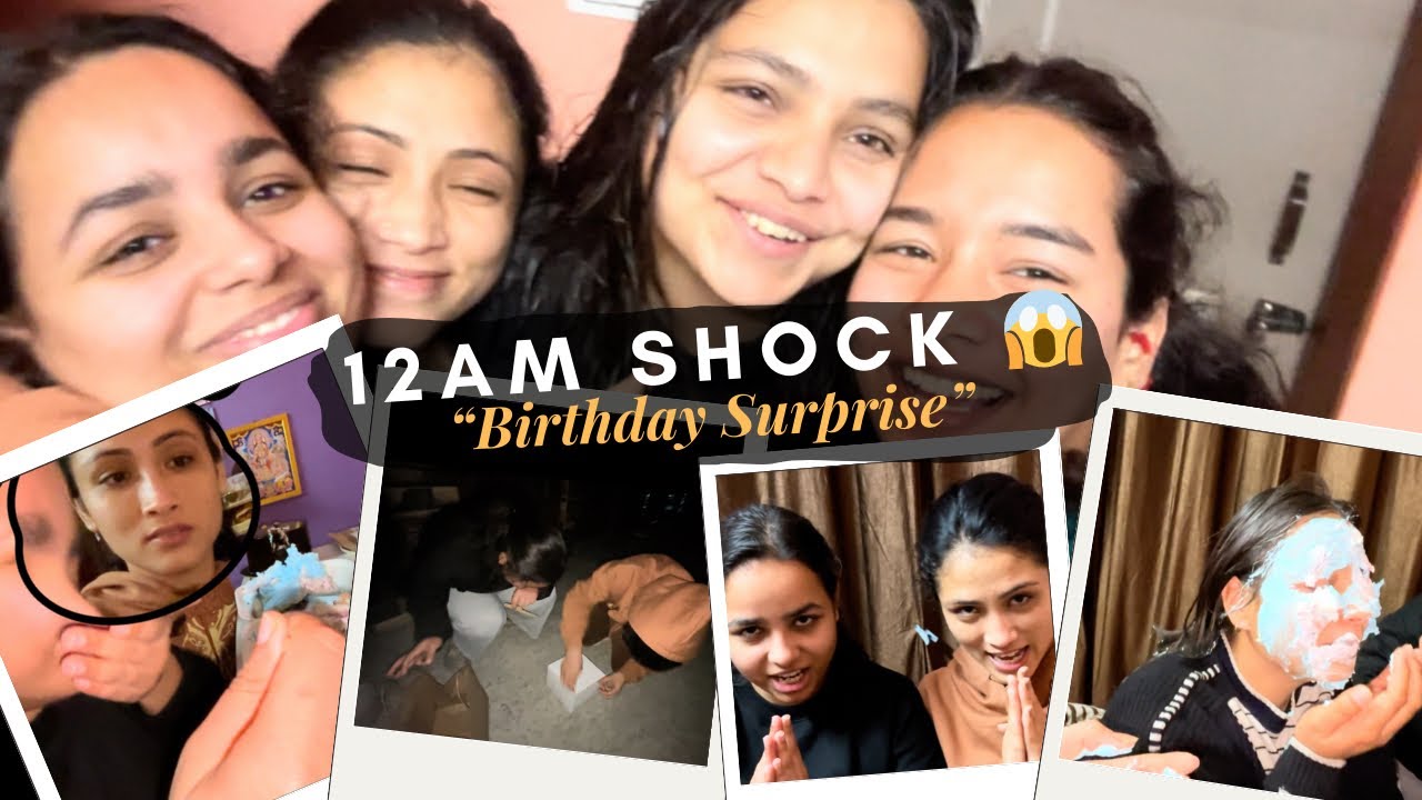 We Gave Her a 12 A.M. Birthday Surprise… Her Reaction 😭🎂 | Friend Vlog #birthdaysurprise 