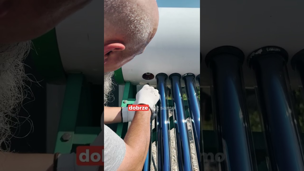 Wymiana rury heat-pipe w ciśnieniowym słonecznym podgrzewaczu wody HP, Solaris P i Hydra P