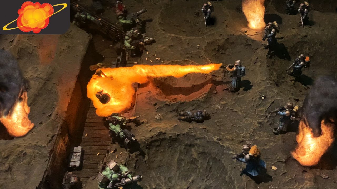 Making a Trench Warfare Diorama for Warhammer: Death Korps of Krieg VS Orks