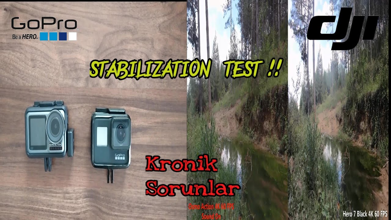 Dji Osmo Action Vs Gopro Hero 7 black! 2.El Aksiyon Kamerası???